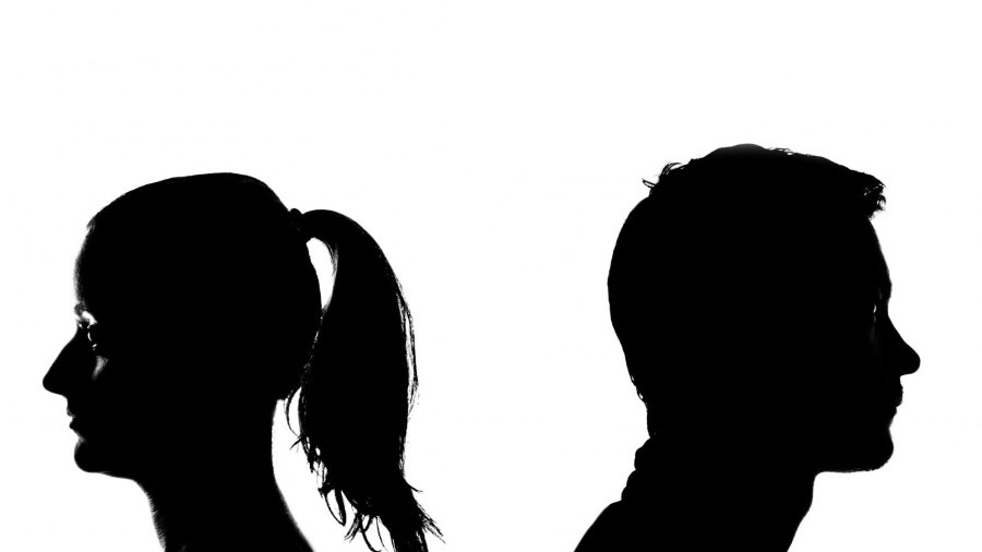 離婚のイメージ　影画像
