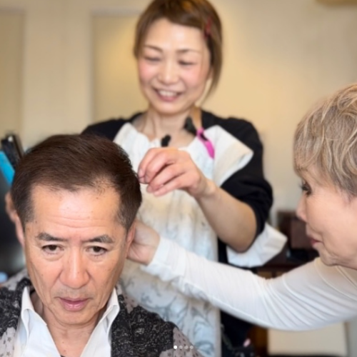 研ナオコと旦那さんの写真