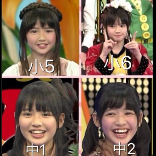鎮西寿々歌 子供の頃の写真4枚